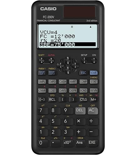 Casio Casio FC 200V2 Financial Calculator : Amazon.co.uk